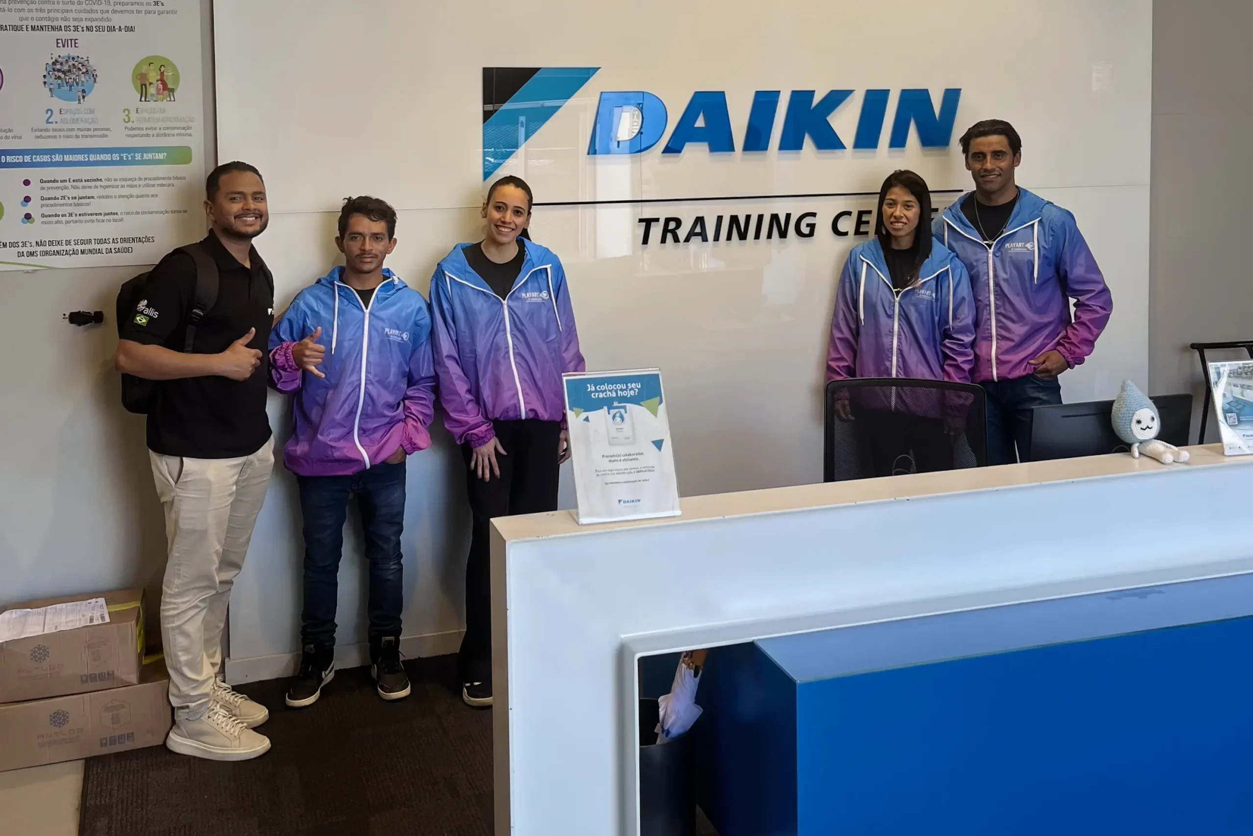 Treinamento Presencial da Equipe Playart na Daikin